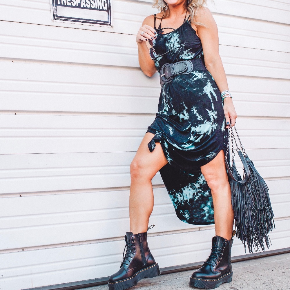 Tie Dye Midi Dress